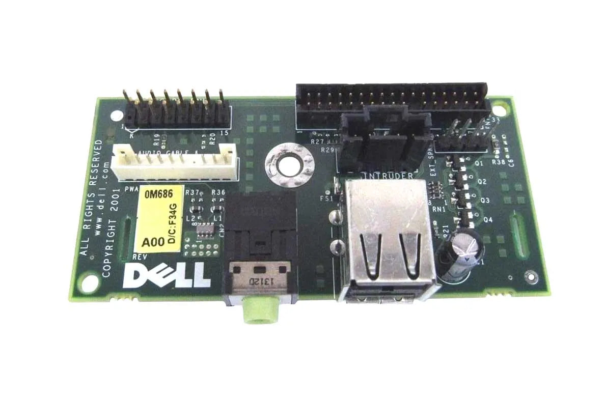 Dell 00M686 Front USB/Audio I/O Panel For Optiplex GX260/270 Dell Part Number: 00M686