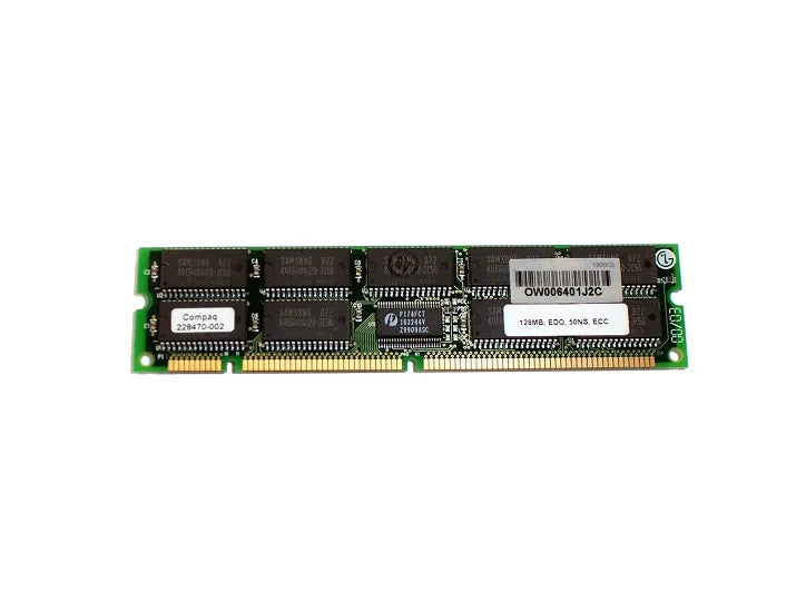 Compaq 228470-002 128MB DIMM Cache Memory Module Compaq Part Number: 228470-002