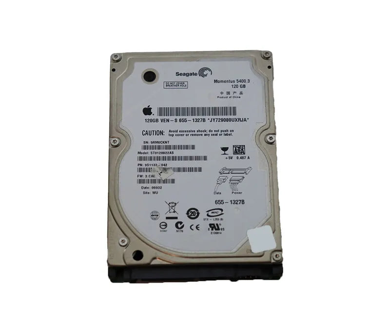 Apple 655-1327B 120GB 5400RPM SATA 1.5Gb/S 8MB Cache 2.5-Inch Hard Drive Apple Part Number: 655-1327B