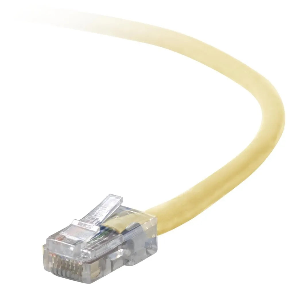 Belkin A3L791-02-YLW 2FT Cat5e Ethernet Patch Cable (Yellow)