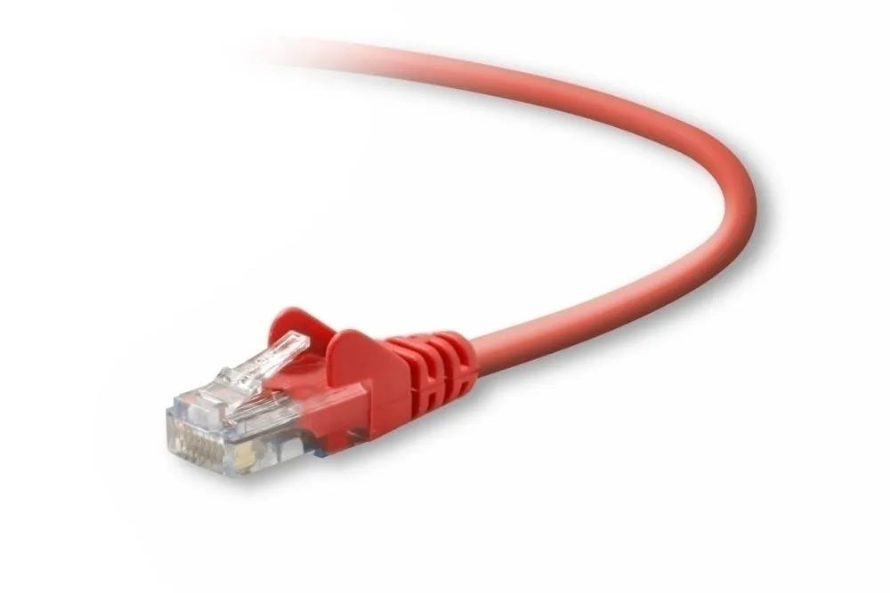 Belkin 20ft Cat5e RJ45 Network Patch Cable (Red)