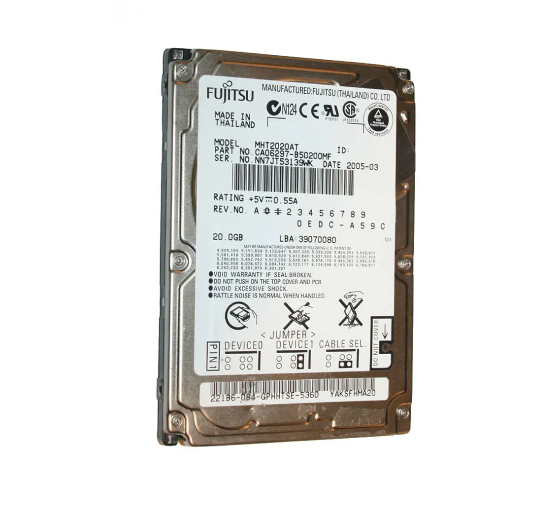 Fujitsu CA06297-B50200MF Mobile 20GB 4200RPM ATA-100 2MB Cache 2.5-Inch Hard Drive Fujitsu Part Number: CA06297-B50200MF