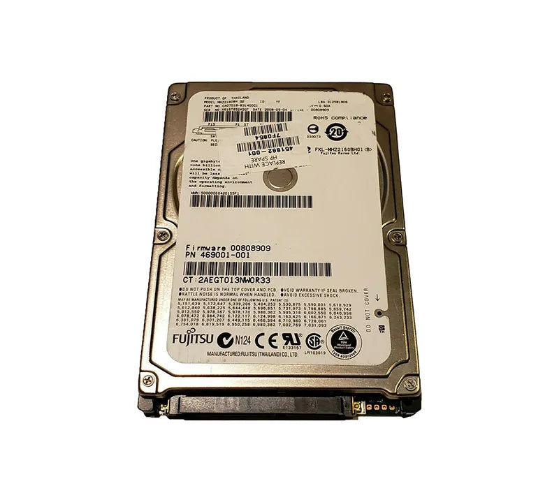 Fujitsu CA07018-B31400C1 160GB 5400RPM SATA 3Gb/S 8MB Cache 2.5-Inch Hard Drive Fujitsu Part Number: CA07018-B31400C1