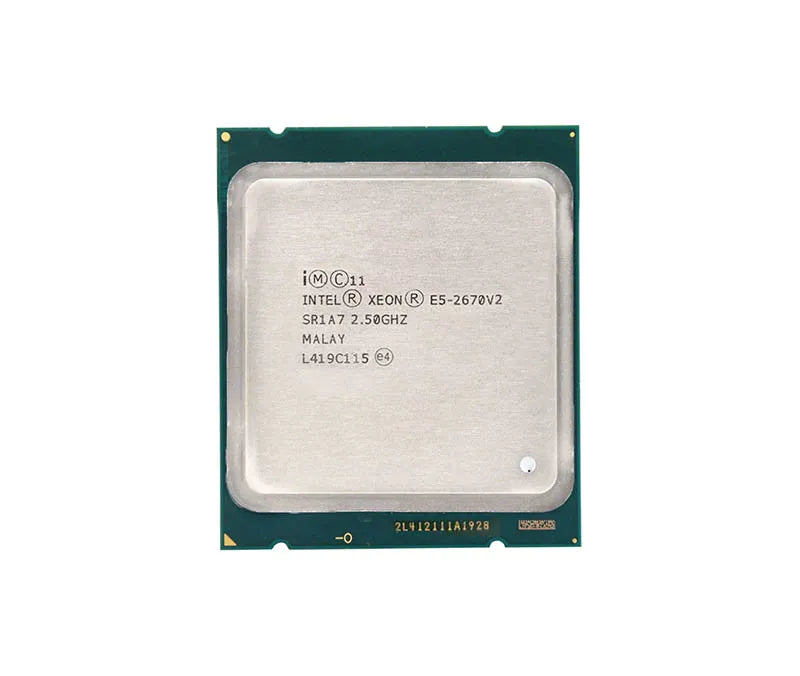 Dell JXM71 2.50GHz 8GT/S QPI 25MB SmartCache Socket FCLGA2011 Intel Xeon E5-2670V2 10 Core Processor Dell Part Number: JXM71