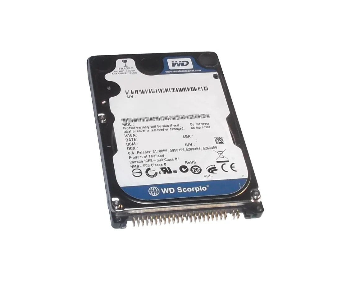 Western Digital WD400VE-00HDT1 Scorpio 40GB 5400RPM EIDE 8MB Cache 2.5-Inch Hard Drive Western Digital Part Number: WD400VE-00HDT1
