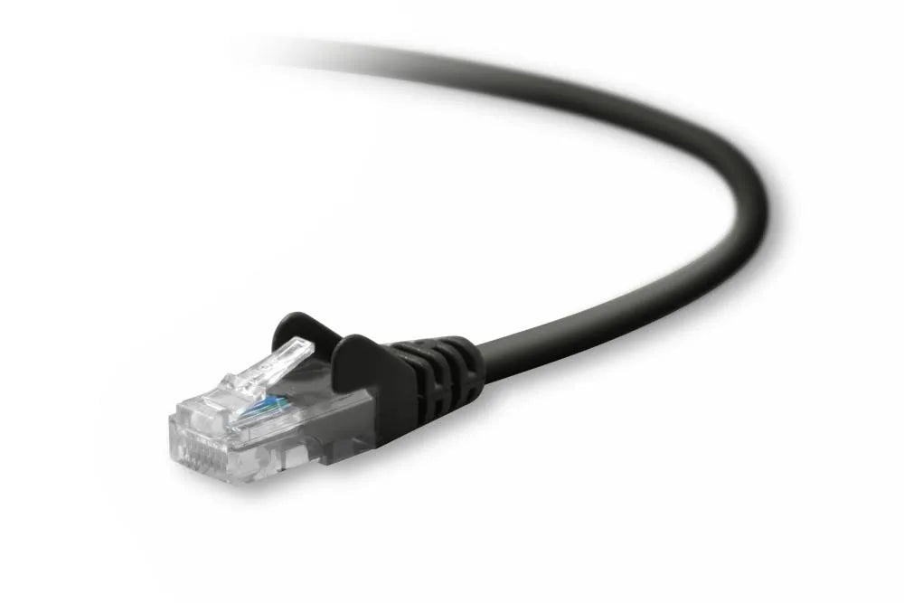 Belkin A3L791 - 01 - BLK - S 1FT Cat5e Ethernet Patch Cable (Black) - G5 Network GroupNetwork Cables