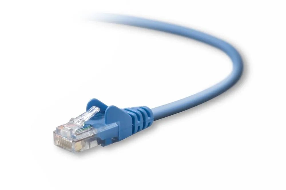 Belkin A3L791 - 03 - BLU - S 3FT Cat5E Snagless Ethernet Patch Cable (Blue) - G5 Network GroupNetwork Cables