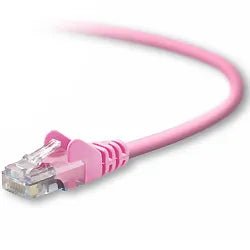 Belkin A3L791 - 03 - PNK - S A3L791 - 03 - PNK - S 3ft CAT5e UTP Snagless Patch Cable W/ RJ45M/RJ45M (Pink) - G5 Network GroupNetwork Cables