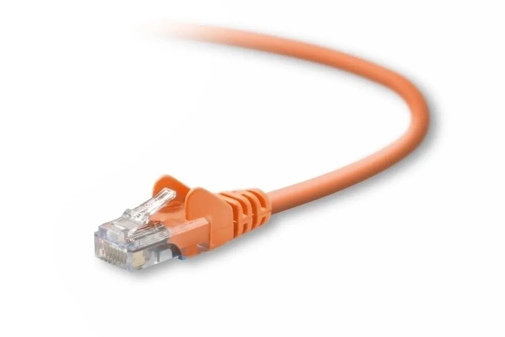 Belkin A3L791 - 10 - ORG - S 10ft Cat5e RJ45 Network Patch Cable (Orange) - G5 Network GroupNetwork Cables