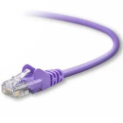 Belkin A3L791 - 15 - PUR - S 15ft Cat5e Snagless Network Patch Cable (Purple) - G5 Network GroupNetwork Cables