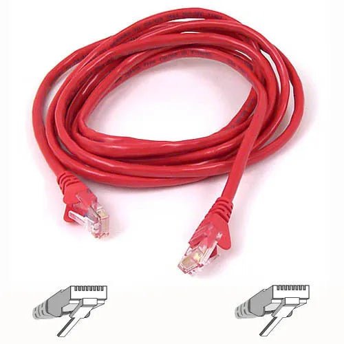 Belkin A3L791B02M - REDS 2M Cat5e Assembled UTP Network Patch Cable (Red) - G5 Network GroupNetwork Cables