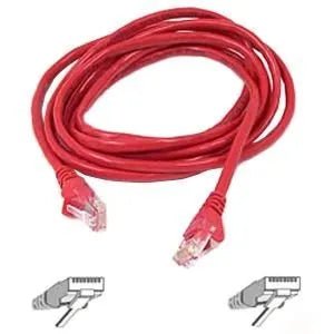 Belkin A3L791B10M - RED 10M Cat5e Assembled UTP Network Patch Cable (Red) - G5 Network GroupNetwork Cables