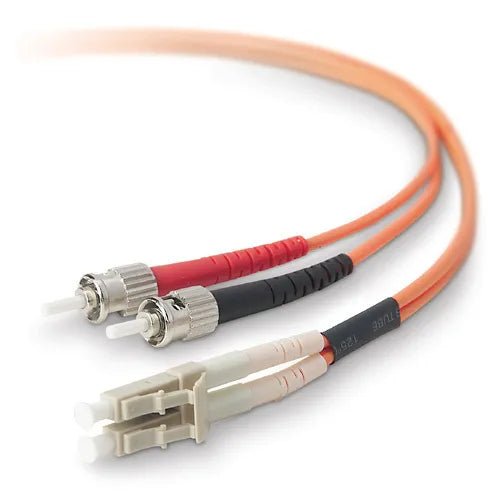 Belkin F2F202L0 - 50M Fiber Optic Duplex Patch Cable LC Male Network ST Male Network 164ft Orange - G5 Network GroupNetwork Cables