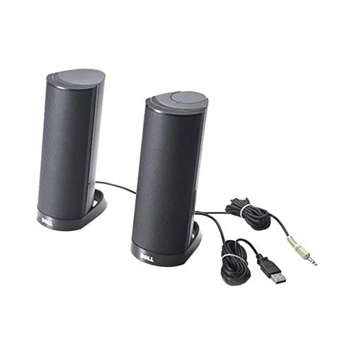 Dell AX210 USB Multimedia Stereo Speaker System Black Dell Part Number: AX210 - G5 Network GroupSpeakers
