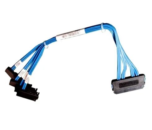 Dell CJ027 SAS Controller To 4 Drop SATA Hard Drive Cable For PowerEdge 840 Dell Part Number: CJ027 - G5 Network GroupStorage & Data Transfer Cables