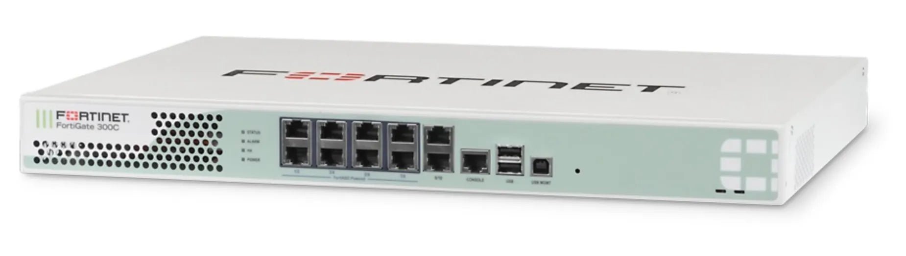 Fortinet FG - 300C FortiGate 300C 10 X RJ - 45 Ports 1000Base - T 1U Rack Mountable Network Security Firewall Fortinet Part Number: FG - 300C - G5 Network GroupNetwork Security & Firewall Devices