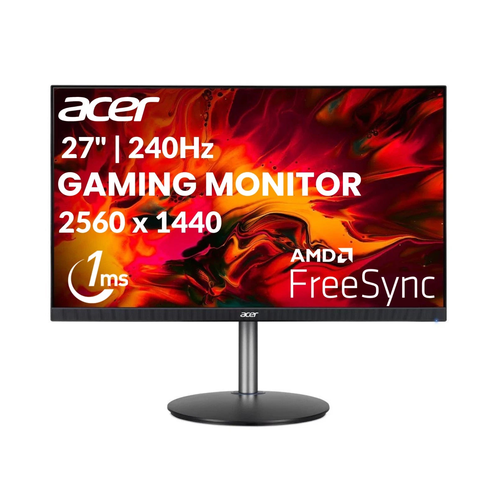 Gaming Monitors / Acer 27" Gaming Monitor LED 240Hz 2560x1440 VA 1ms 400Nit XF273UW2 Refurbished - G5 Network GroupGaming Monitor