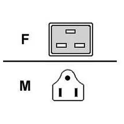 HP 235603 - 001 12Ft 125V 15A Standard Power Cable - G5 Network GroupNetwork Cables