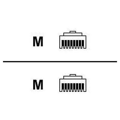 HP C7539A 7 - Feet RJ - 45 To RJ - 45 Crossover Cable For P2000 G3 ISCSI Dual Controller SFF Bundle - G5 Network GroupNetwork Cables