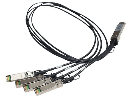 HP JG329A FlexNetwork X240 1 - Meter QSFP+ To 4 X SFP+ Connectors Direct Attach Copper Splitter Cable - G5 Network GroupNetwork Cables