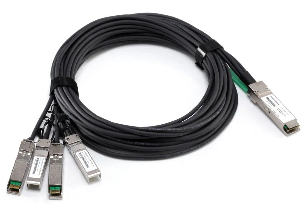 HPE 721070 - B21 QSFP+ To 4 X SFP+ Active Optical 7m Cable For BladeSystem C - Class Enclosure - G5 Network GroupNetwork Cables